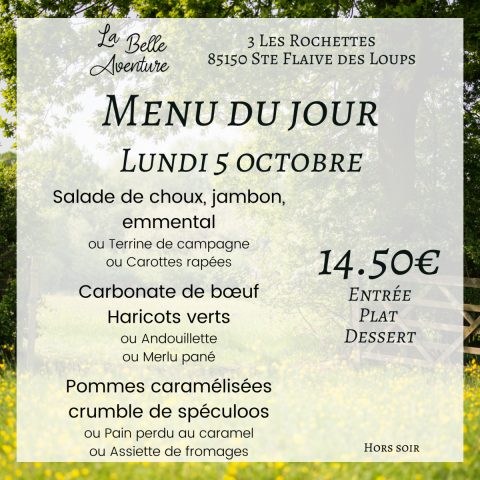Lundi 06/10/2025