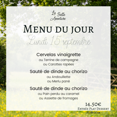 Lundi 15/09/2025