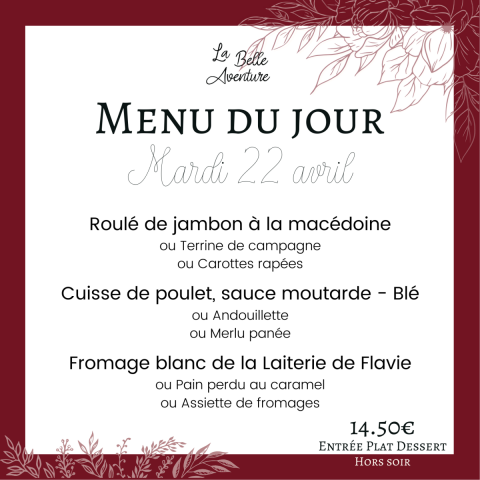 Mardi 22/04/2025