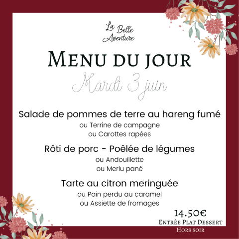 Mardi 03/06/2025