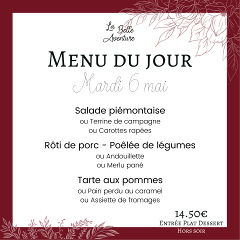 Mardi 06/05/2025
