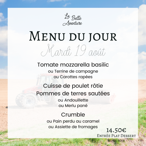 Mardi 19/08/2025