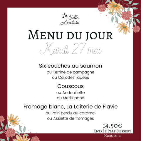Mardi 27/05/2025