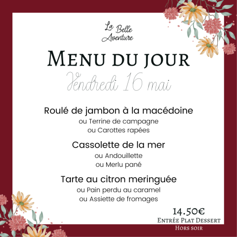 Vendredi 16/05/2025