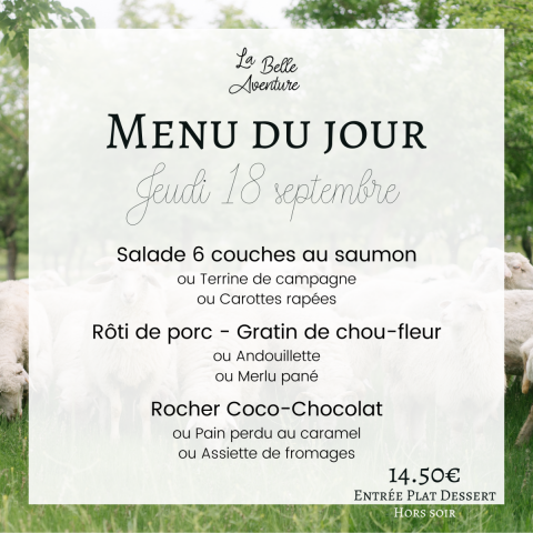 Jeudi 18/09/2025