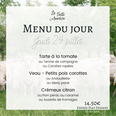 Jeudi 24/07/2025