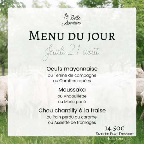 Jeudi 21/08/2025