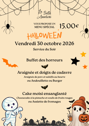 Soir�e du Vendredi 30 octobre 2026