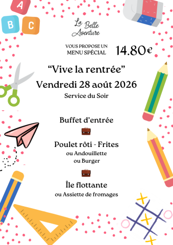 Soir�e du Vendredi 28 ao�t 2026