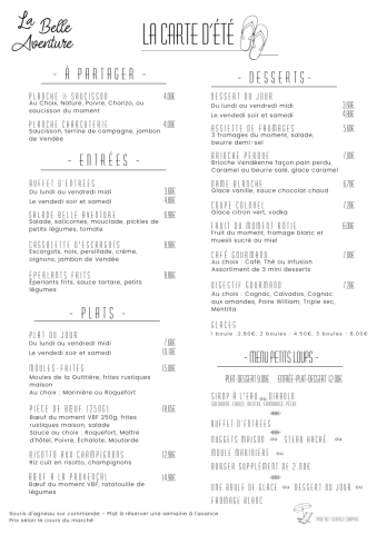 Carte d'�t�