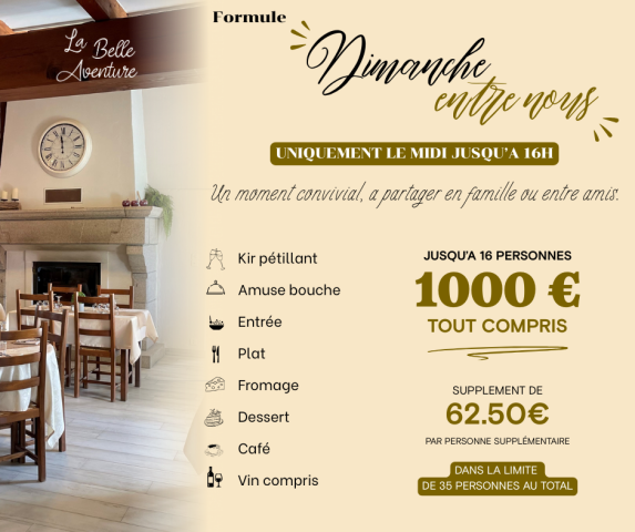Formule Dimanche entre nous
